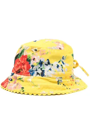 ZIMMERMANN Sombrero de pescador con estampado floral