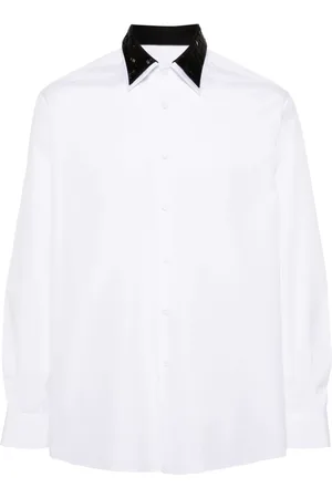 Prada Polo con cuello con cuentas