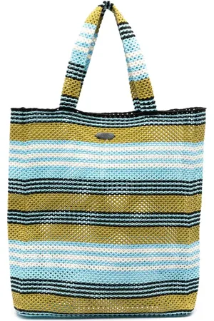 Lanvin Bolso shopper de ganchillo a rayas