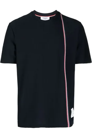 Thom Browne Camiseta con rayas RWB