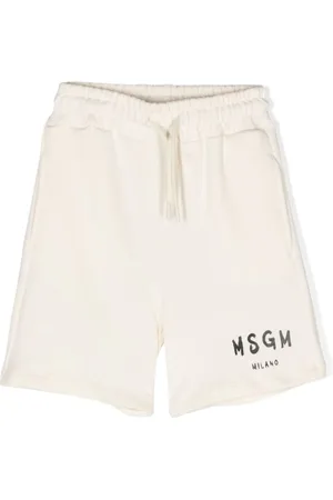 Msgm Bermudas con cordones y logo