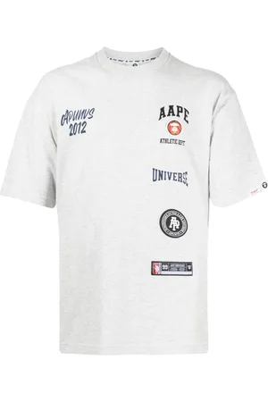 A Bathing Ape Camiseta con estampado universitario