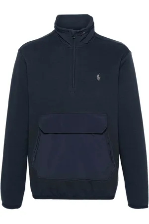 Ralph Lauren Sudadera de piqué con cremallera