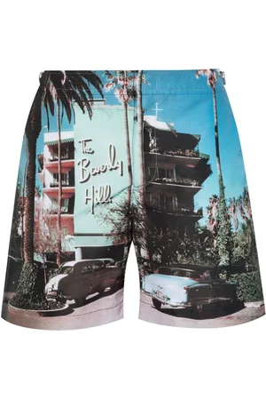 Orlebar Brown Bañador con estampado Bulldog Photographic Beverly Hills