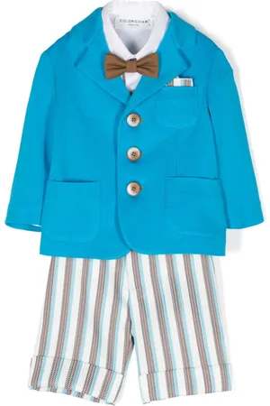 COLORICHIARI Conjunto de shorts a rayas