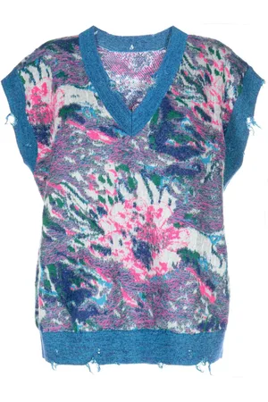JNBY Chaleco con motivo floral en jacquard