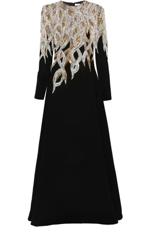 Dina Melwani Vestido de fiesta con cuentas