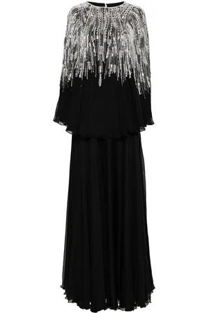 Dina Melwani Conjunto con detalles de cristal