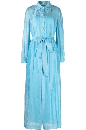 Baruni Vestido camisero Lobelia con cinturón