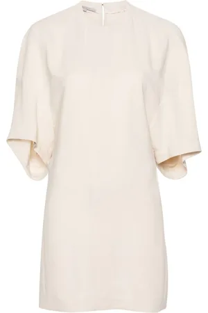 Stella McCartney Vestido corto Cape drapeado