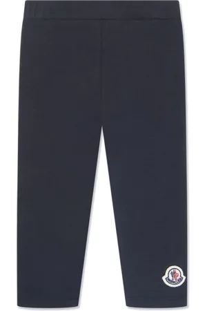 Moncler Leggins stretch con parche del logo