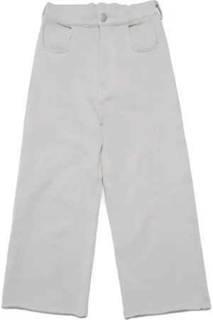 Maison Margiela Pantalones rectos con parche del logo