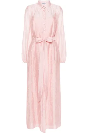 Baruni Vestido camisero Lobelia con efecto arrugado