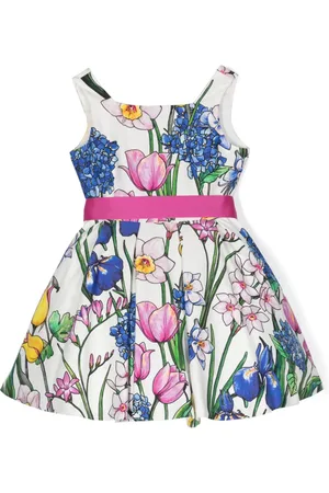 COLORICHIARI Vestido con motivo floral