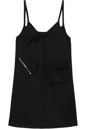 We11 Done Vestido corto con cuello en V