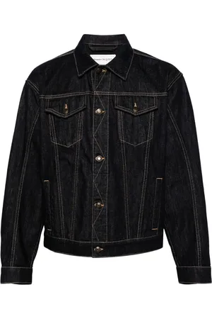 Alexander McQueen Chaqueta vaquera con cuello italiano