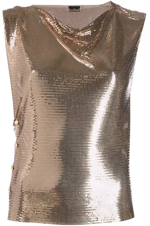 Paco rabanne Top de tirantes con detalles