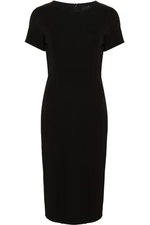 HUGO BOSS Vestido midi con diseño stretch