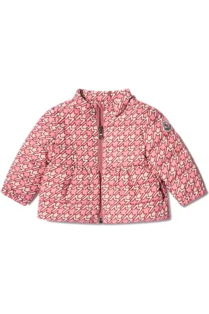 Moncler Plumífero con logo estampado
