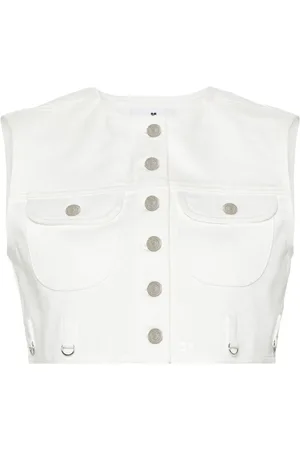 Courrèges Chaleco corto vaquero