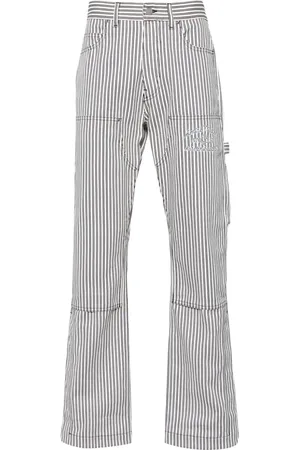 AMIRI Pantalones carpenter a rayas