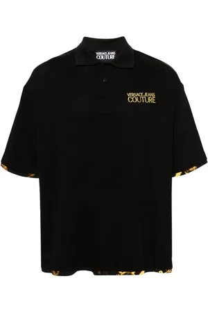 VERSACE Polo con logo bordado
