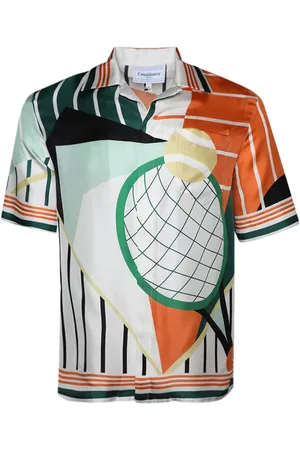 Casablanca Camisa Court Abstrait