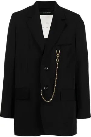 SONG FOR THE MUTE Chain-detail single-breasted blazer