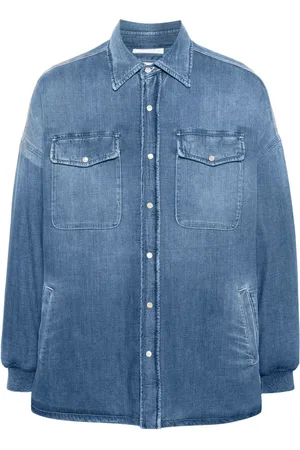Alexander McQueen Chaqueta vaquera con bordado Seal