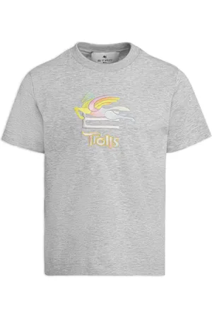 Etro Camiseta con logo bordado de Etro x Trolls