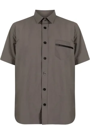 SACAI Camisa con cuello italiano