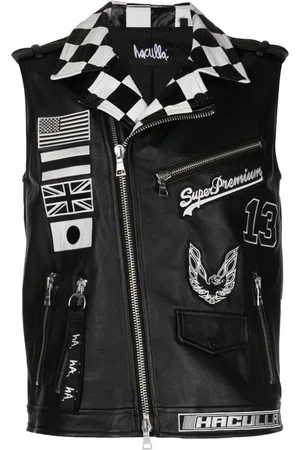 HACULLA Chaleco biker con estampado gráfico