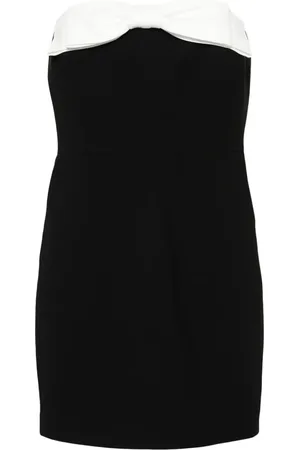 Ilkyaz Ozel Vestido corto Elea con lazo