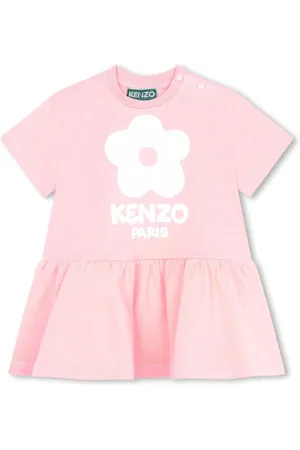 Kenzo Vestido acampanado con logo