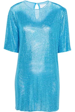 GIUSEPPE DI MORABITO Vestido estilo camiseta con cristales