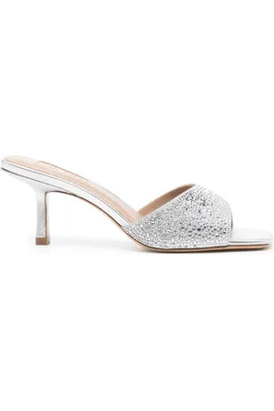 Nícoli Sandalias Minerva con tacón de 50 mm y detalle de cristal