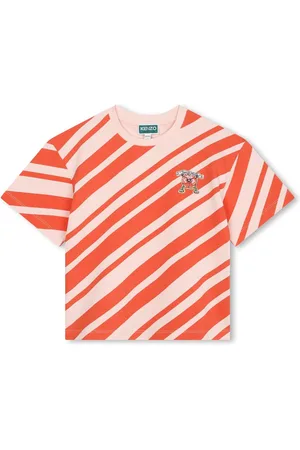 Kenzo Camiseta a rayas con motivo floral Boke