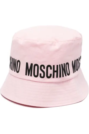 Moschino Sombrero de pescador con logo de goma