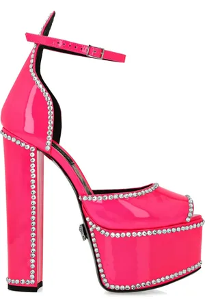 Philipp Plein Sandalias con apliques de cristal