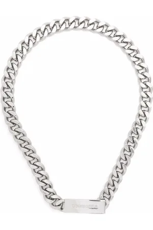 Dsquared2 Collar con placa con logo