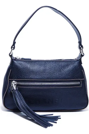 CHANEL Bolso de hombro con logo en relieve 2003-2004