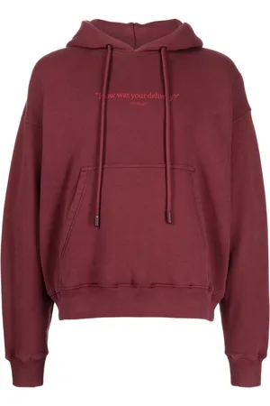 OFF-WHITE Sudadera con capucha y eslogan