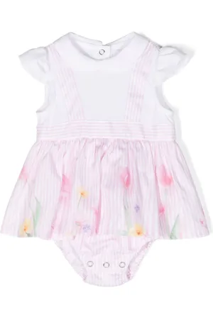 Lapin House Body a rayas con estampado floral