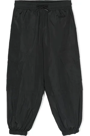 Msgm Pantalones cargo con logo bordado
