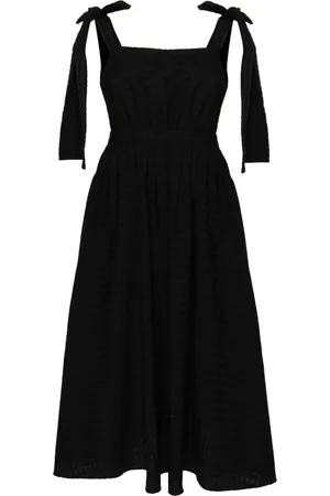 Msgm Vestido midi con detalle de lazo