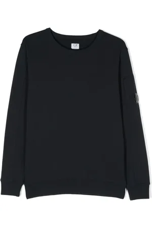 C.P. Company Sudadera con aplique Lens