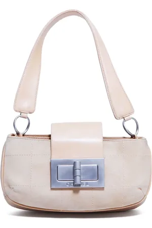 CHANEL Bolso de hombro Choco Bar con logo CC 2003-2004