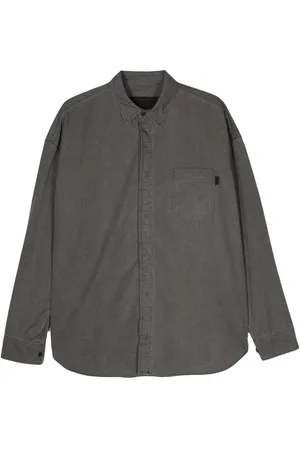 JUUN.J Camisa de tafetán teñida