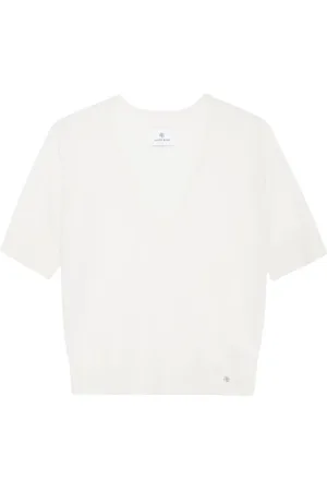 ANINE BING Camiseta Aria con placa del logo