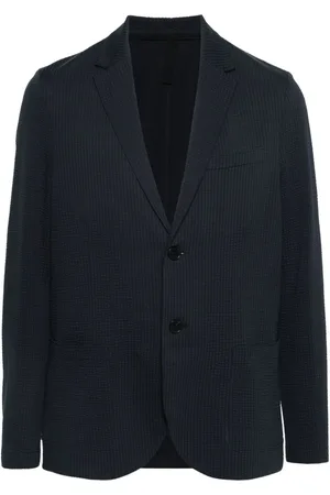 Harris Wharf London Blazer de tejido seersucker